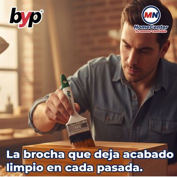 Brocha Byp de cerda natural La Regia 3" pulgadas