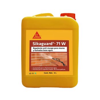 Repelente Anti-Musgo Para Muros Base Agua Sikaguard 71 W PET 5 L
