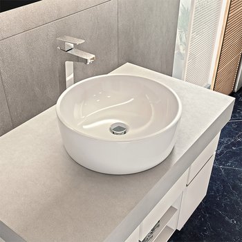 Lavabo Blanco de Sobreponer Helvex LV Morea