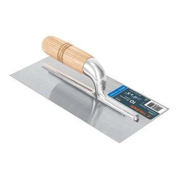 Llana 14" Canto Recto 10 remaches Mango de Madera Truper