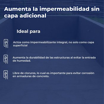 Impermeabilizante Integral líquido para morteros Sika 1 PET 5 L