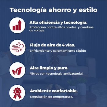 MINISPLIT INVERTER 1.5 TONELADAS FRIO CALOR 220V PRIME