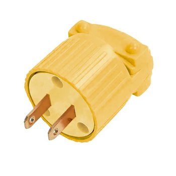 Clavija Plástica Sin Tierra