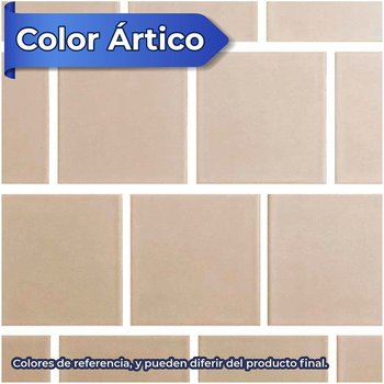 Boquilla con arena 10 kg Crest color blanco ártico