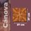 Piso Cánova Castaño Daltile Optima 37x 37cm