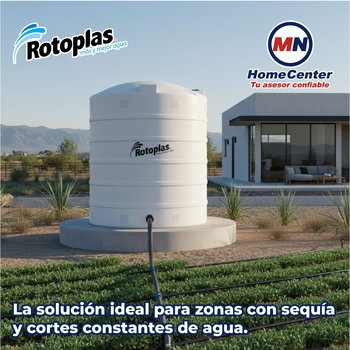 Tanque Agua Rotoplas Estándar Blanco 2500 L