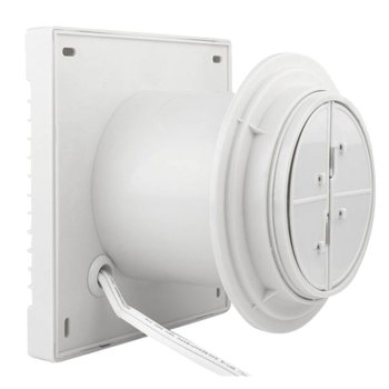 Extractor Baño Ultra Delgado Blanco 4 pulg marca Estevez