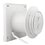 Extractor Baño Ultra Delgado Blanco 4 pulg marca Estevez