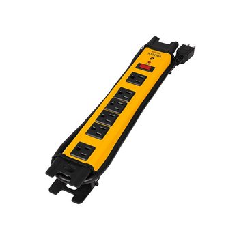 Multicontacto Extensión Uso Industrial Volteck 6 entradas