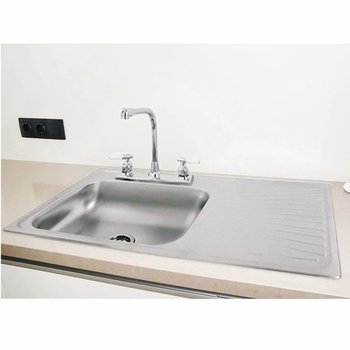 Fregadero K202 marca Eb Técnica 101 x 54 cm Acero Inoxidable