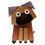 Figura decorativa mascota Pug 29 cm