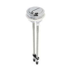 Botón Cromado de Descarga Dual Para WC 48 mm Fluidmaster