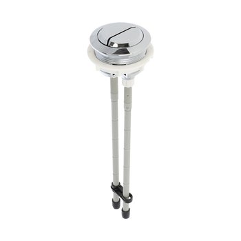 Botón Cromado Descarga WC Dual 48 mm