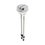 Botón Cromado Descarga WC Dual 48 mm