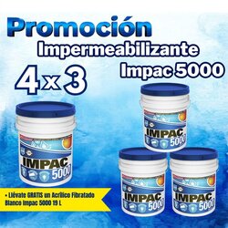 Paquete Impermeabilizante 4 x 3 Impac 5000