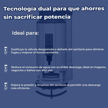 Válvula de Descarga Siamp WC One Piece 2 Pulgadas