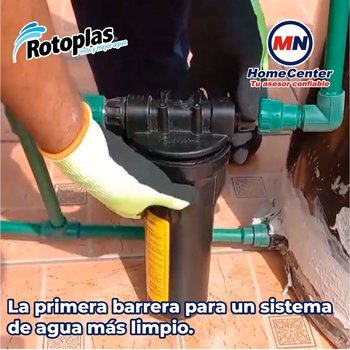 Filtro de Sedimentos Agua Completo Estándar Rotoplas Paso 1