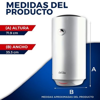 Calentador Depósito Eléctrico Pro Calorex 50 L
