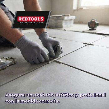 Separador Para Piso Reptools 1MM Tipo Cruceta Bolsa de 300 Pieza