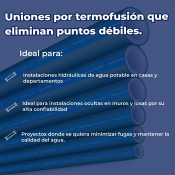 Tubo Tuboplus Rotoplas 1/2 pulg