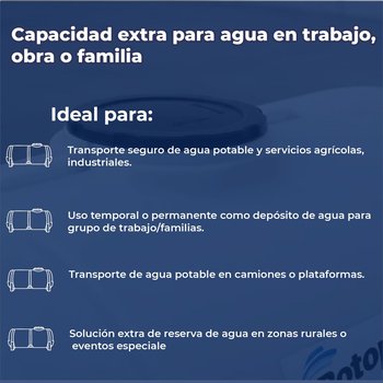 Tanque Nodriza Blanco 2850 L Rotoplas Estándar