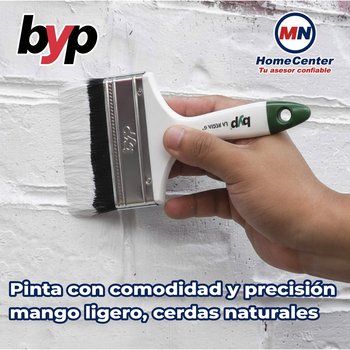 Brocha de cerda natural Byp La Regia 6” Pulgadas