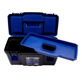 Caja Herramienta Negra/Azul 16 Pulgadas