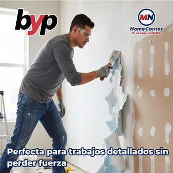 Espátula Flexible BYP 3 pulgadas Mango Plástico Natural