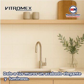 Muro Azulejo Aspen Hueso Vitromex 20 x 30 cm