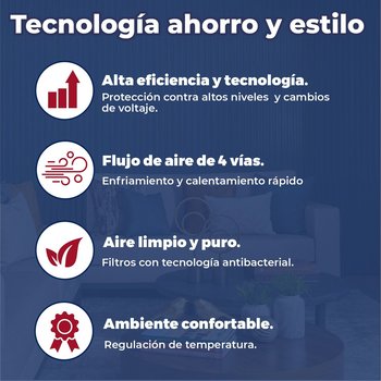 Minisplit Inverter 1.5 Ton Solo Frio 220V PRIME