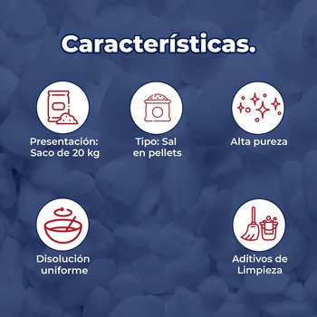 Sal Para Suavizador en Pellets 20 kg Purikor