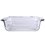 Molde rectangular vidrio 20.32 cm