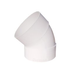 Codo PVC Sanitario 4 45 Grados 100 mm