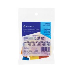 Capuchon plastico para cable varios calibres 20 pzas