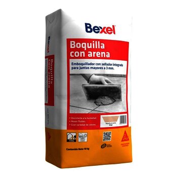 Boquilla Con Arena Bexel Color Acero 10 KG