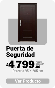 Puerta de Seguridad derecha 95X205 CM