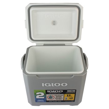 Hielera Tag along Igloo too c/correa ajustable 14 latas gris