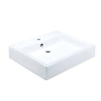 Lavabo de Sobreponer Helvex con una perforación y con rebosadero