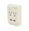 Multicontacto 2 Entradas Con 2 Entradas USB
