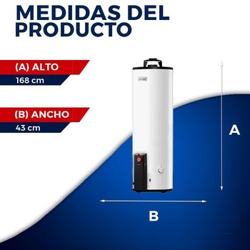 Calentador de Depósito Calorex Gas Natural 132 l