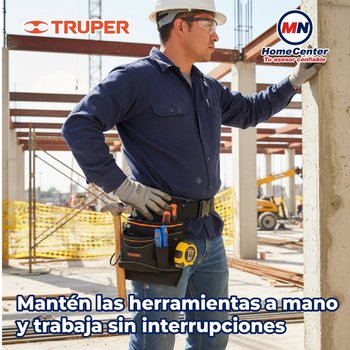 Porta herramientas de poliéster 13 compartimentos Truper