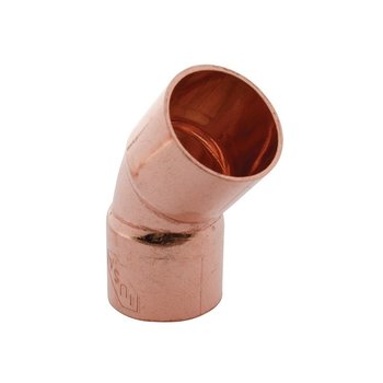 Codo Cobre 45 x 2 pulg