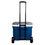 Hielera Latitude 60 Roller Igloo 94 latas c/ruedas gris y azul