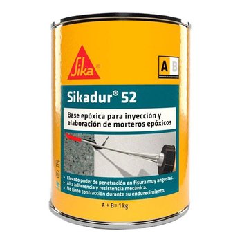 Resina epóxica inyección grietas Sikadur 52 1 kg