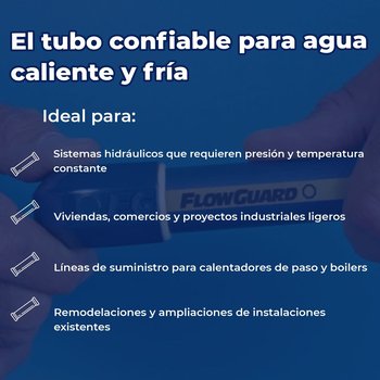 Tubo CPVC Flowguard Gold 3/4 pulg x 6.10 m