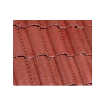 Teja Concreto Mediterráneo 44 x 30 cm Rojo Rubí