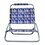 Silla para playa plegable respaldo bajo, variedad d/colores