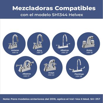 Valvex II-F Chico Derecho SH1344 Helvex