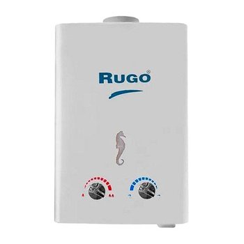 Calentador Paso 12 Lts Rugo Gas LP Incluye Kit de Instalación