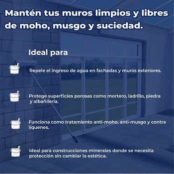 Repelente Anti-Musgo Para Muros Base Agua Sikaguard 71 W PET 5 L